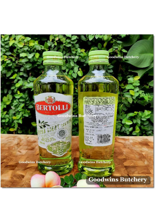 Oil OLIVE OIL Bertolli Italy minyak zaitun EXTRA LIGHT SOFT TASTE 500ml